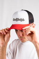 Gorra Ocn Nami Blanco/Rojo