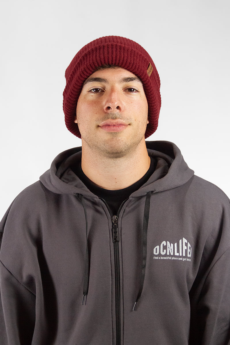 Gorro De Lana Ocn Caanale Large Bordo 643