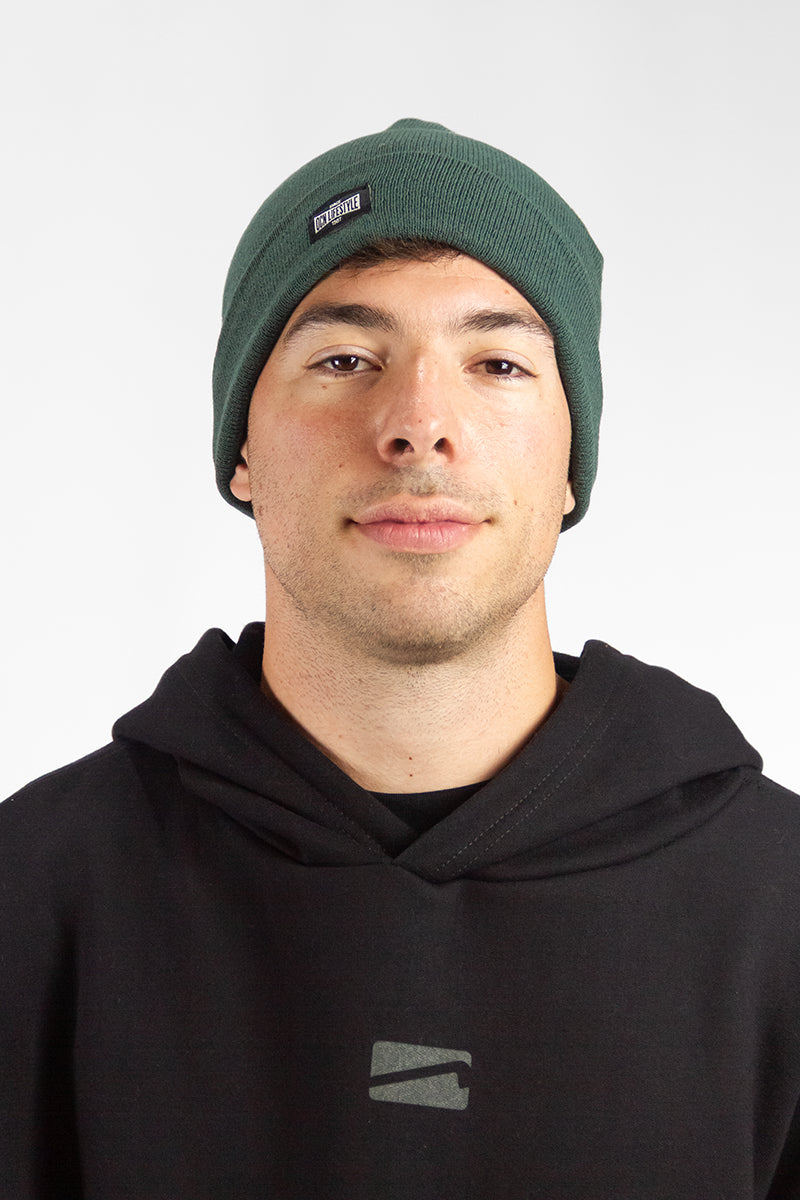 Gorro De Lana Ocn Liso Verde 606