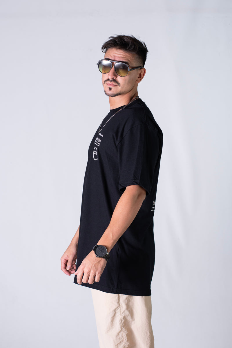 Remera Hombre Ocn Premium Negro E5