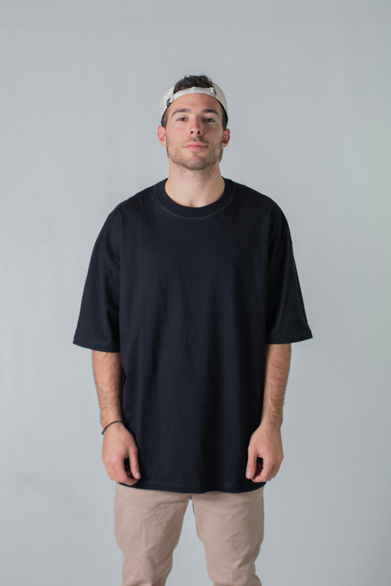 Remera Ocn Oversize Ultra Negro