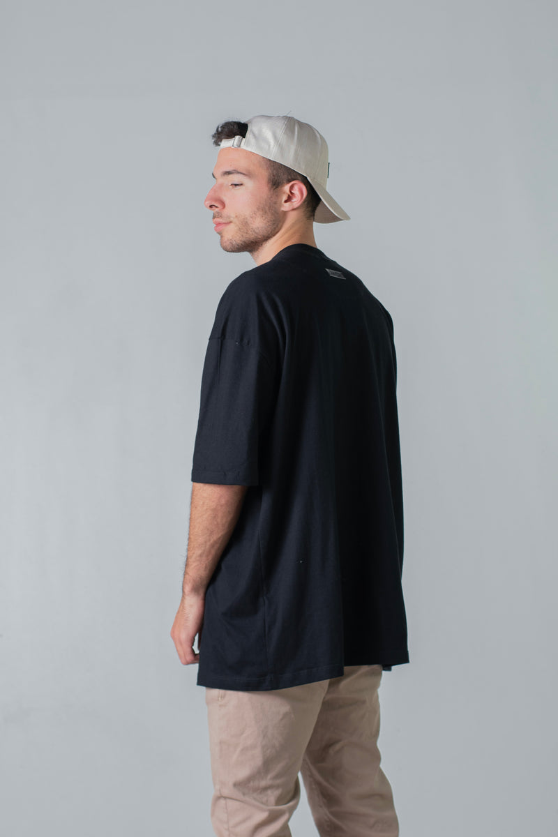 Remera Ocn Oversize Ultra Negro