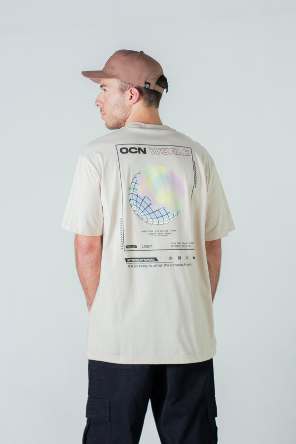 Remera Hombre Ocn Premium Crudo E9