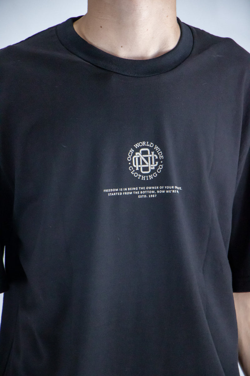 Remera Hombre Ocn Premiun Negro (K8)