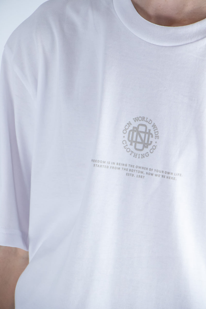 Remera Hombre Ocn Premiun Blanco (K8)