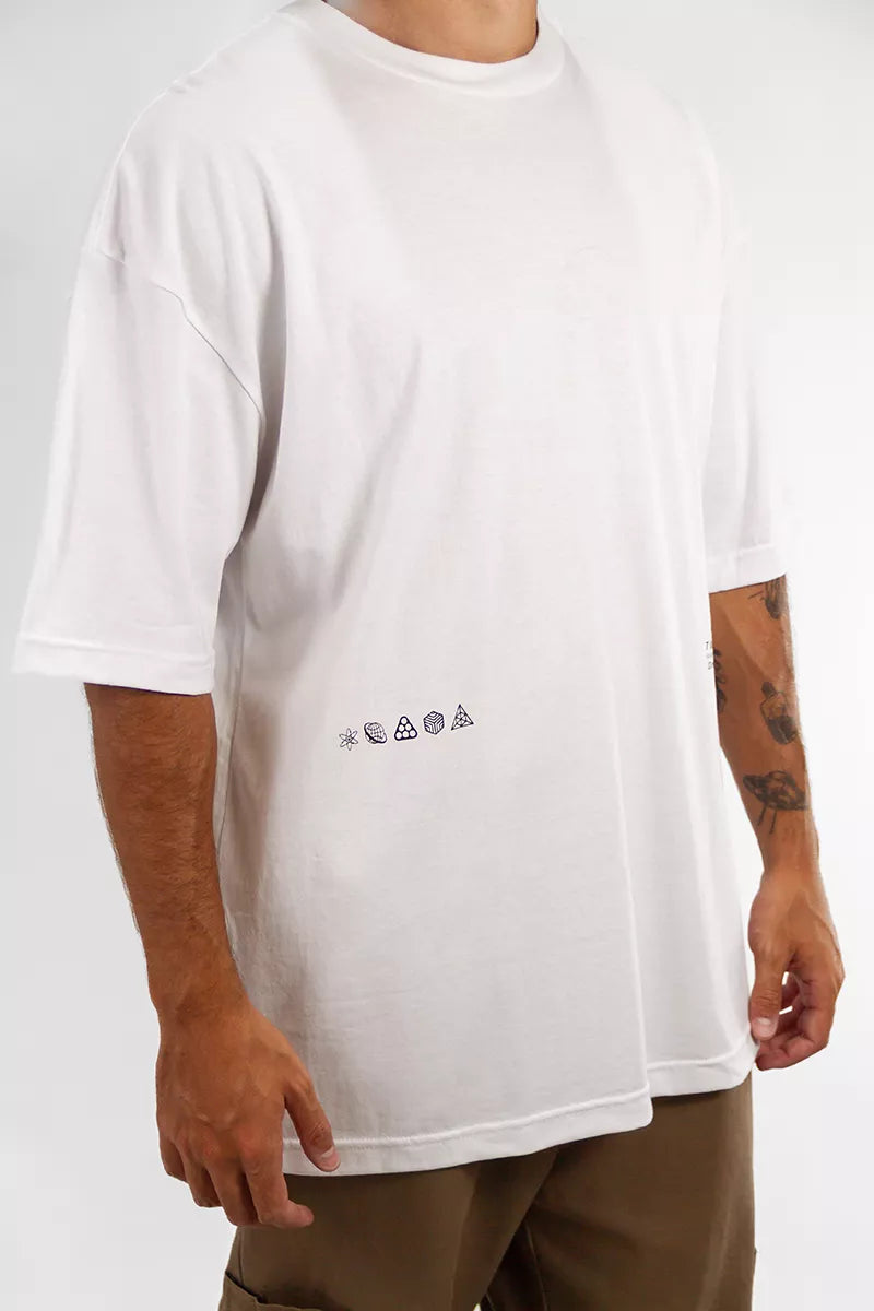 Remera Ocn Original Oversize Blanco (I6)