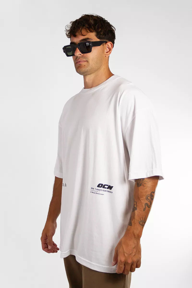 Remera Ocn Original Oversize Blanco (I6)