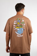 Remera Ocn H Premium Regular Camel L8