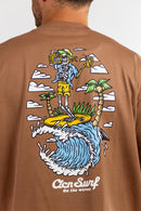 Remera Ocn H Premium Regular Camel L8