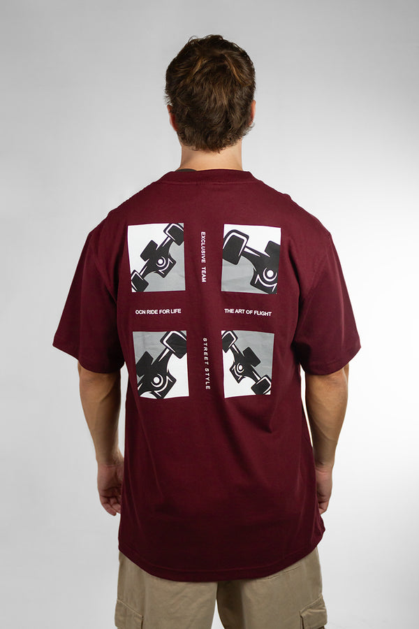 Remera Hombre Original Bordo 604C9