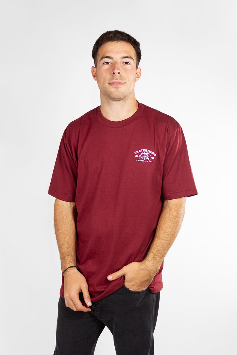 Remera Ocn Hombre Bordo 640I4