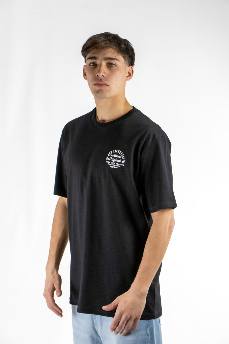 Remera Ocn H Original Esp Plus Size / Talle Especial Negro