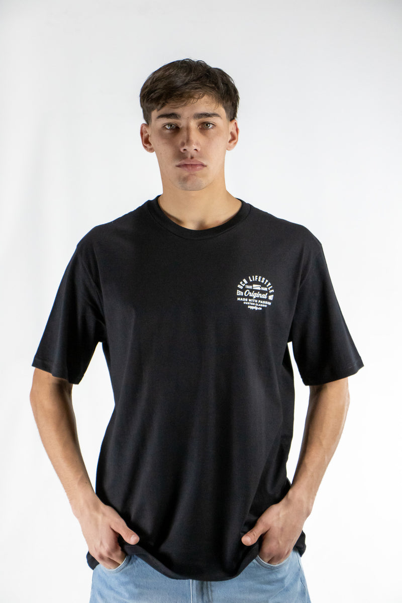 Remera Ocn H Original Esp Plus Size / Talle Especial Negro