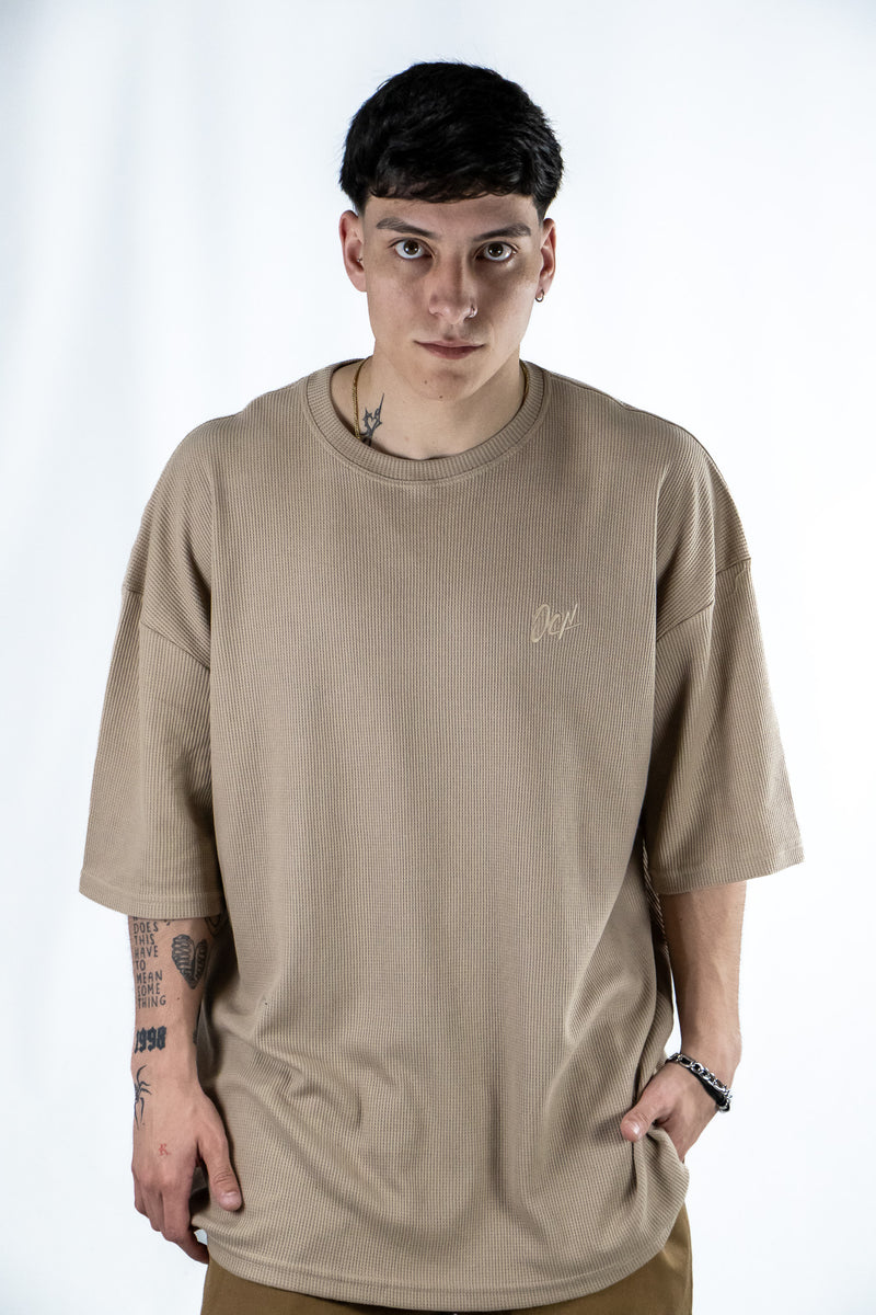 Remera Ocn H Fisher Latte 7L7P0