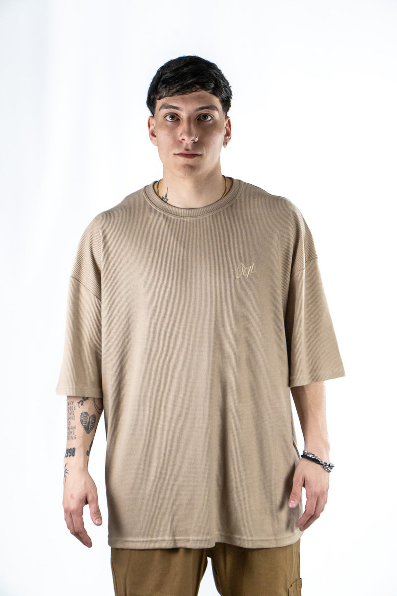 Remera Ocn H Fisher Latte 7L7P0