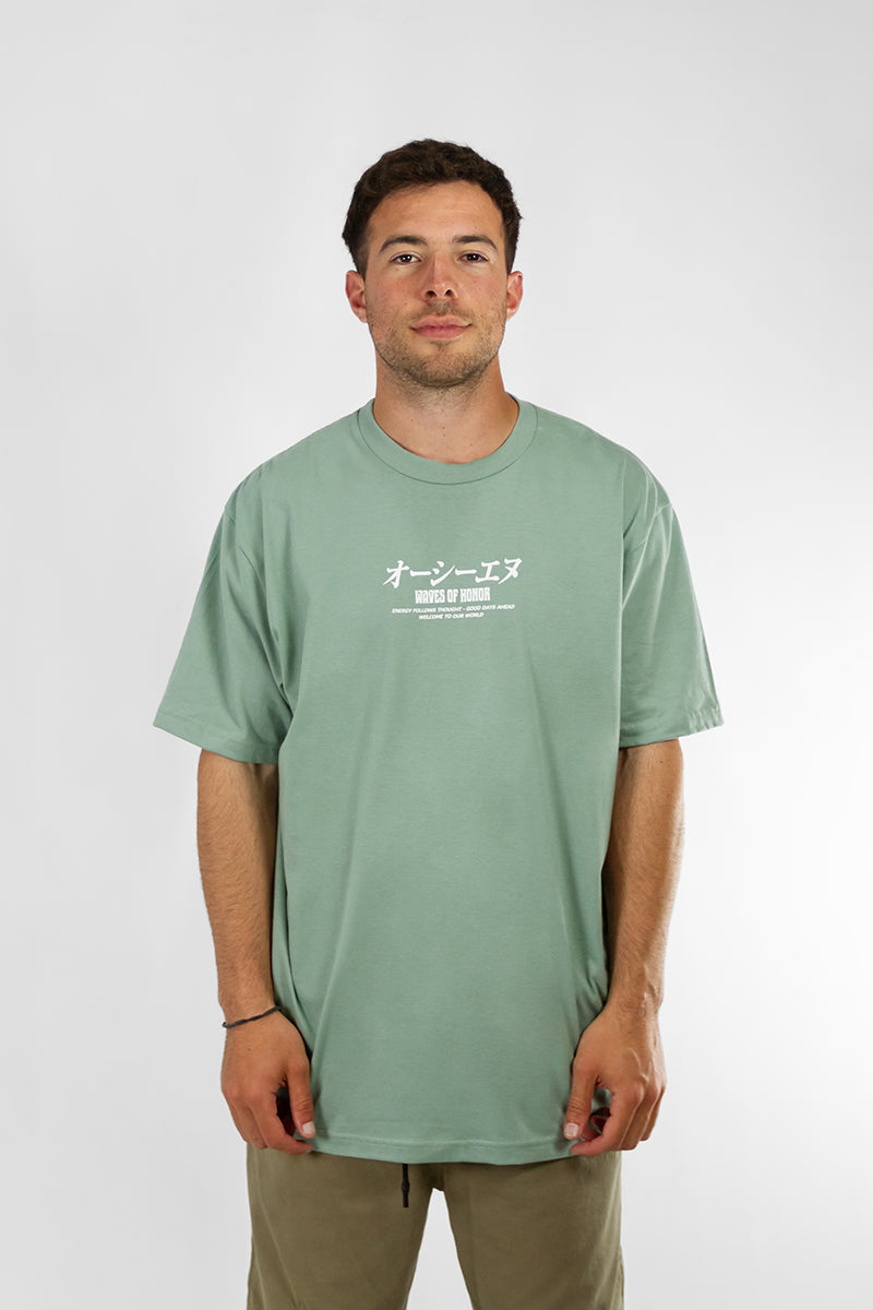 Remera Ocn H Orian Relax Verde 7G3E4