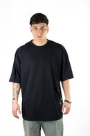 Remera Ocn H Tributo Negro Oversize 7010P