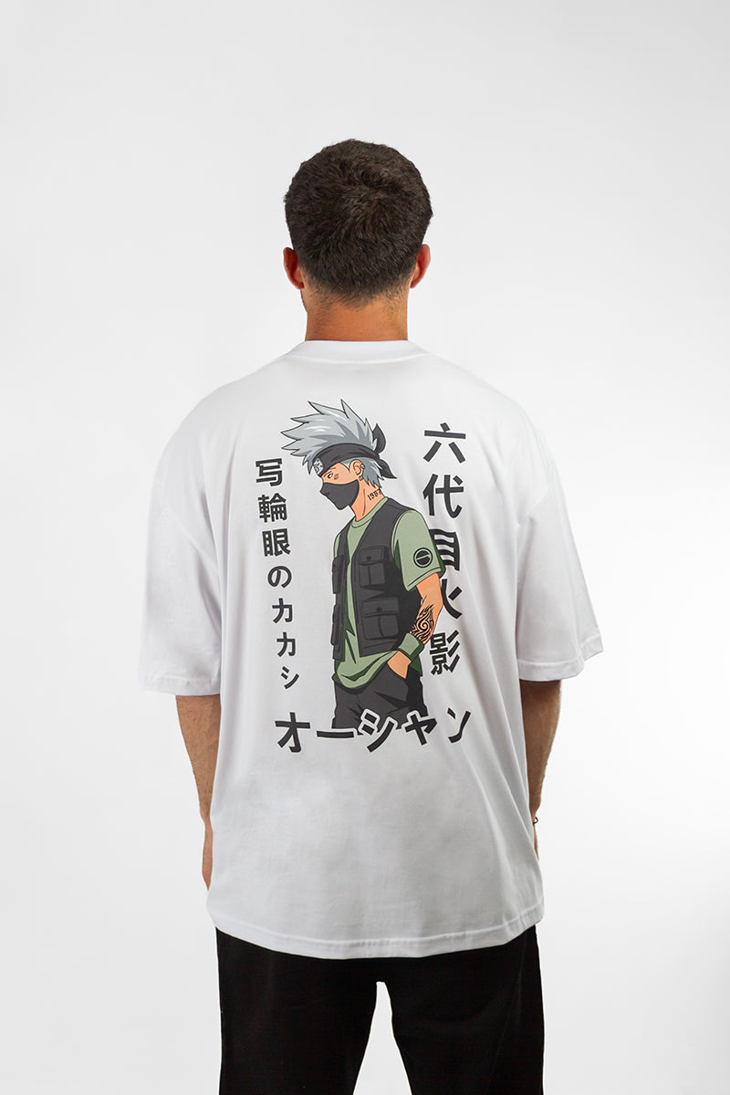 Remera Ocn H Tributo Blanco Oversize 7020P