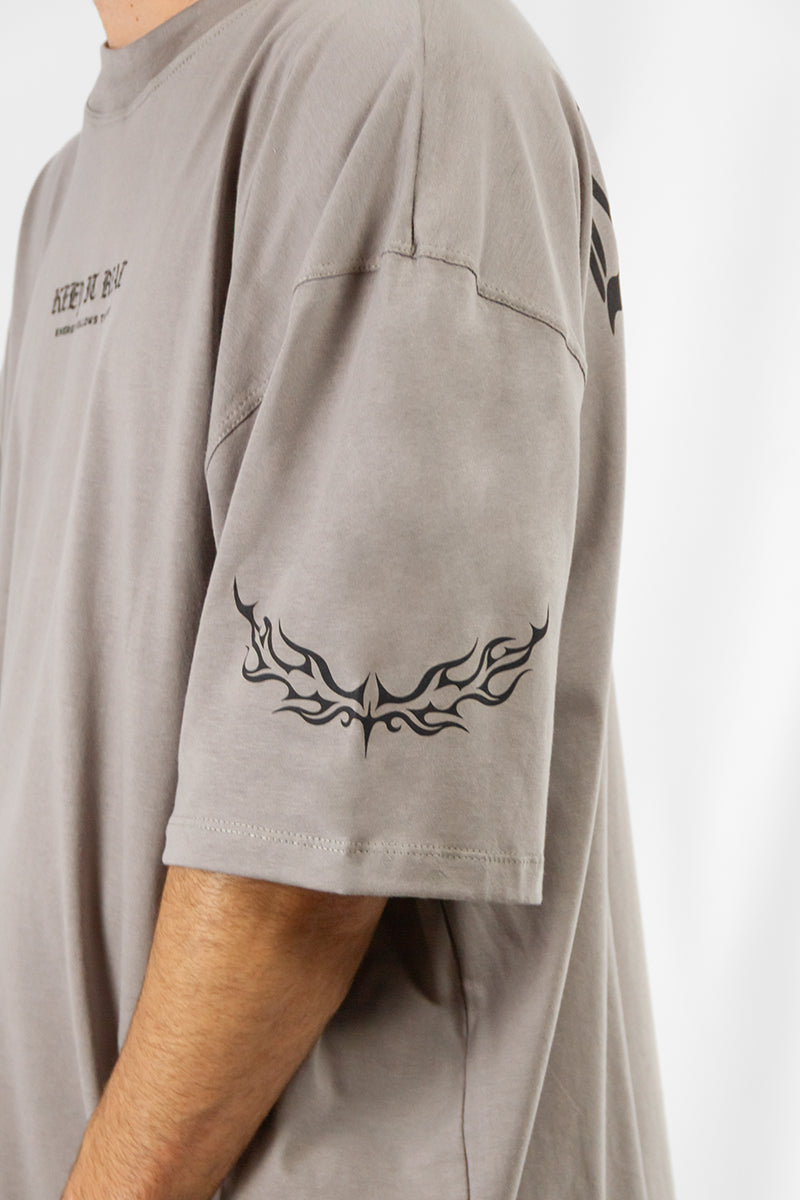 Remera Ocn H Gothic Gris 7F25C