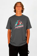 Remera Ocn Tributo Gris Medio