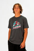 Remera Ocn Tributo Gris Medio