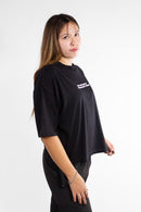 Remera Ocn Mujer Boxy TEE Speech Negro L7