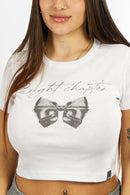 Remera Ocn Mujer Baby Tee Graphic Blanca 602W2