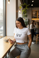 Remera Ocn Baby Tee Graphic Blanca