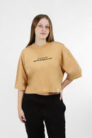 Remera Ocn M Boxy Tee Bronceado 778U0