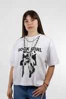Remera Ocn M Rebel Blanco Oversize 702V7