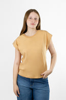 Remera Ocn M Wide Seleeve Camel Relax 778