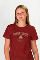 Remera Ocn Cassie Bordo