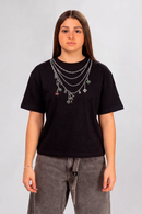 Remera Ocn Rebel Negro