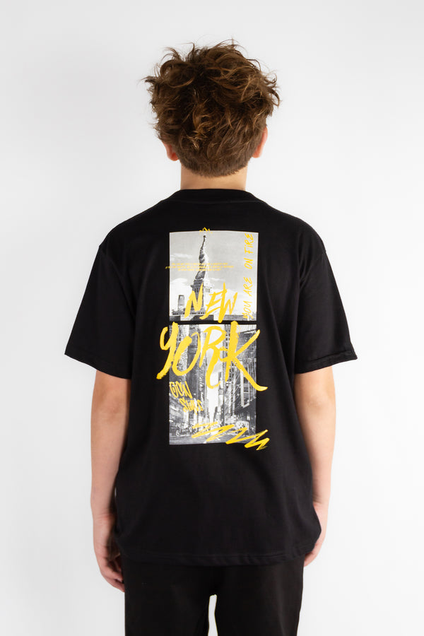 Remera Ocn Kids Vandals  Negro (U4)