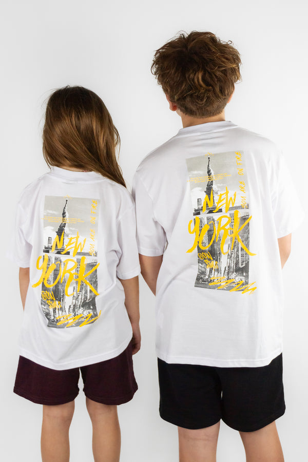 Remera Ocn Kids Vandals  Blanco (U4)
