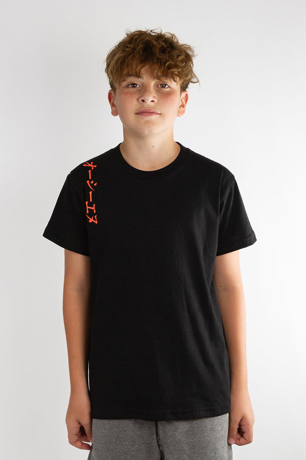 Remera Ocn Kids Original Negro R1