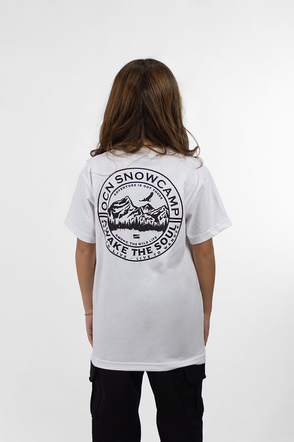 Remera Ocn Kids Premium Blanco 6021K