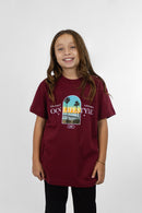 Remera Ocn Kids Premium Bordo 640Y9