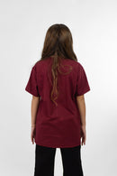 Remera Ocn Kids Premium Bordo 640Y9
