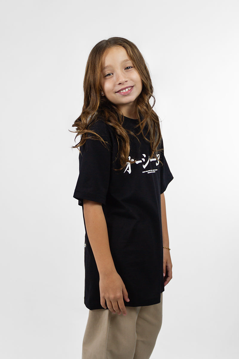 Remera Ocn Kids Orian Negro 601Z1