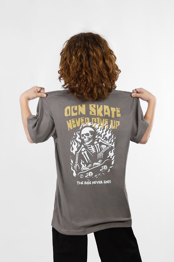 Remera Ocn Kids Original Gris 7F9R4