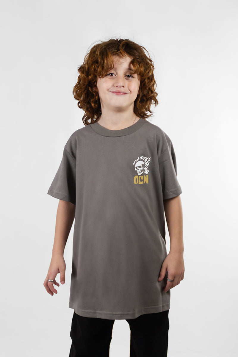 Remera Ocn Kids Original Gris 7F9R4