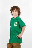 Remera Ocn Kids Premium Verde 744S7