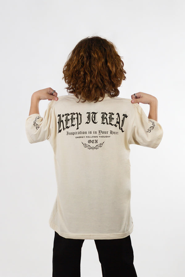 Remera Ocn Kids Gothic Print Rayo 7E88G