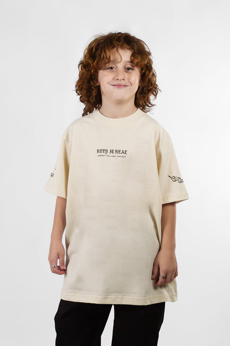 Remera Ocn Kids Gothic Print Rayo 7E88G