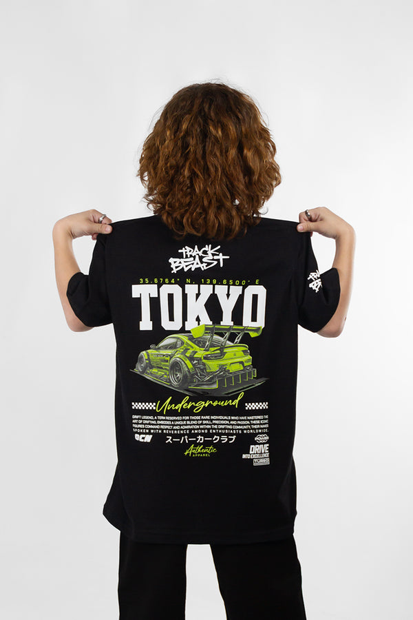 Remera Ocn Kids Racing Negro 701X0