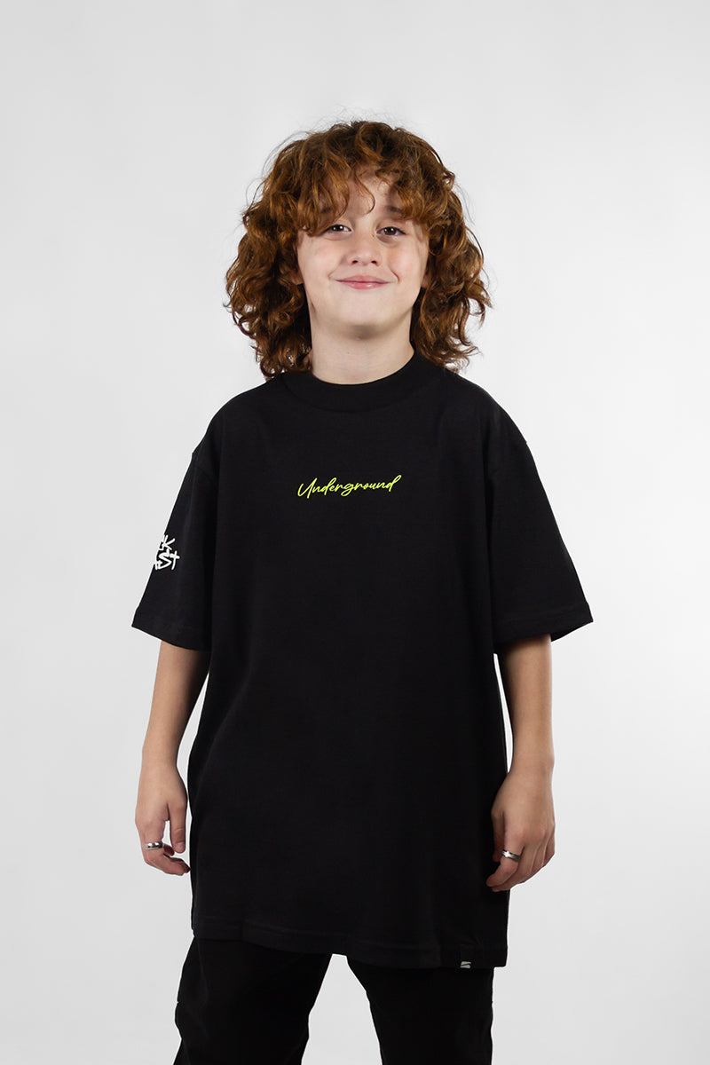 Remera Ocn Kids Racing Negro 701X0