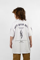 Remera Ocn Kids Gothic Print Blanco 702V5