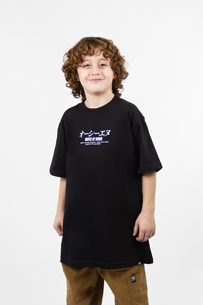Remera Ocn Kids Orian Negro 701Q3