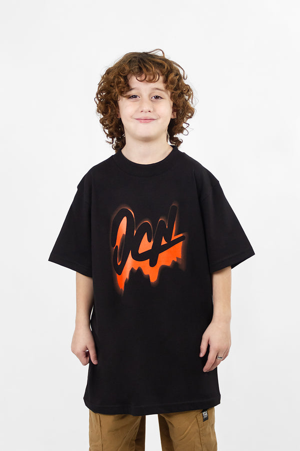 Remera Ocn Kids Vandals Negro 7010H